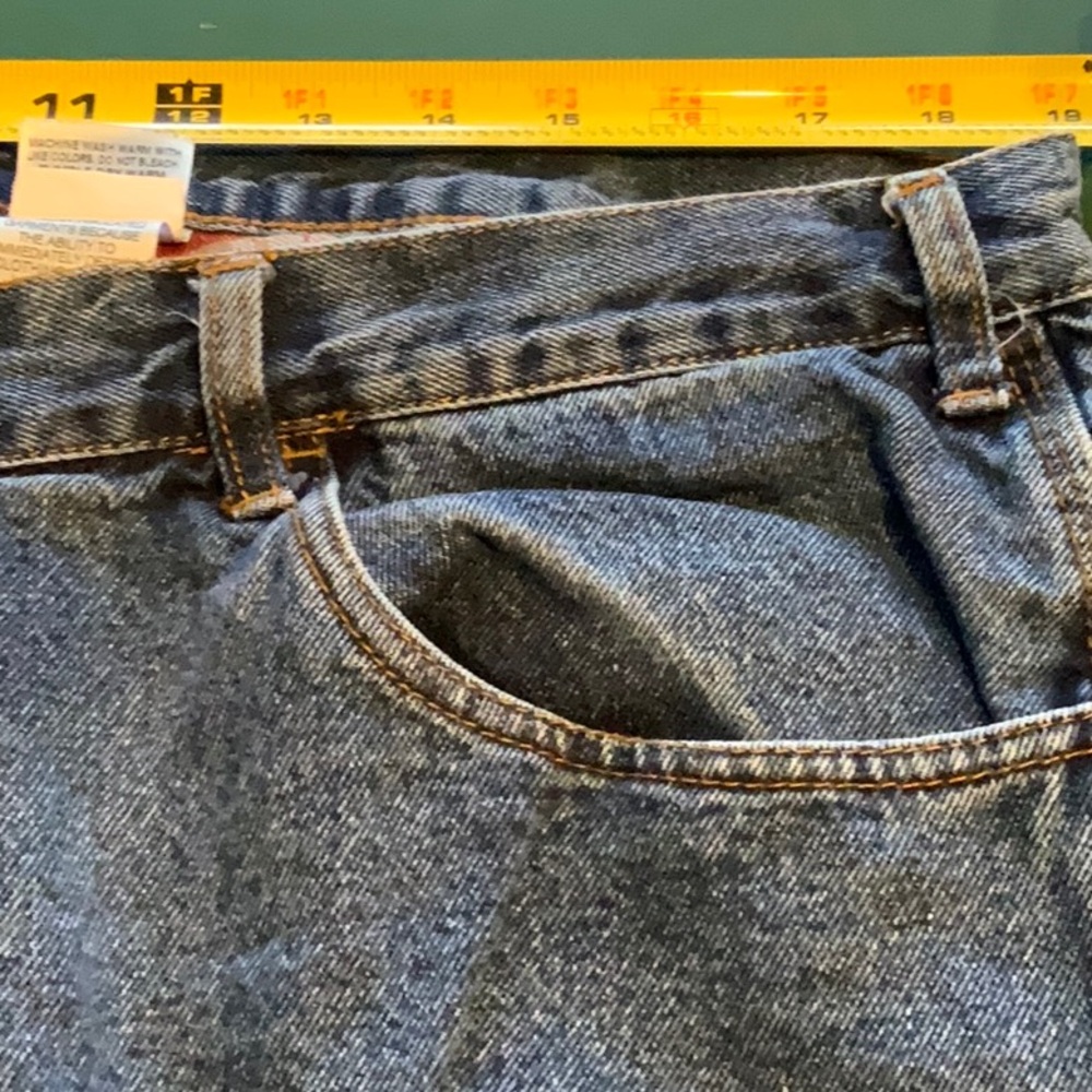 Berne Heritage Lined Dungaree Mens Regular Fit Straight Leg Carpenter Jean - Picture 4 of 13